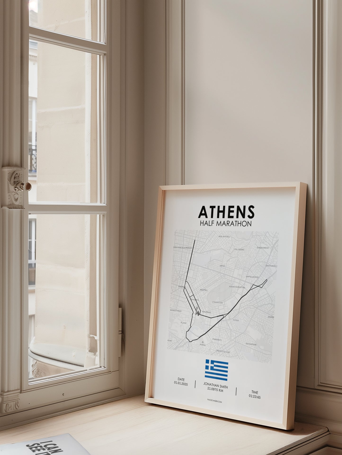 Halbmarathon Athen Poster