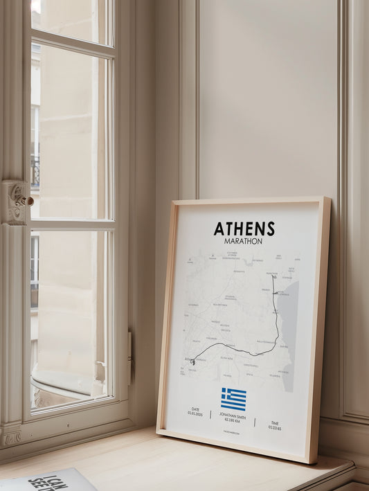Marathon Athen Poster