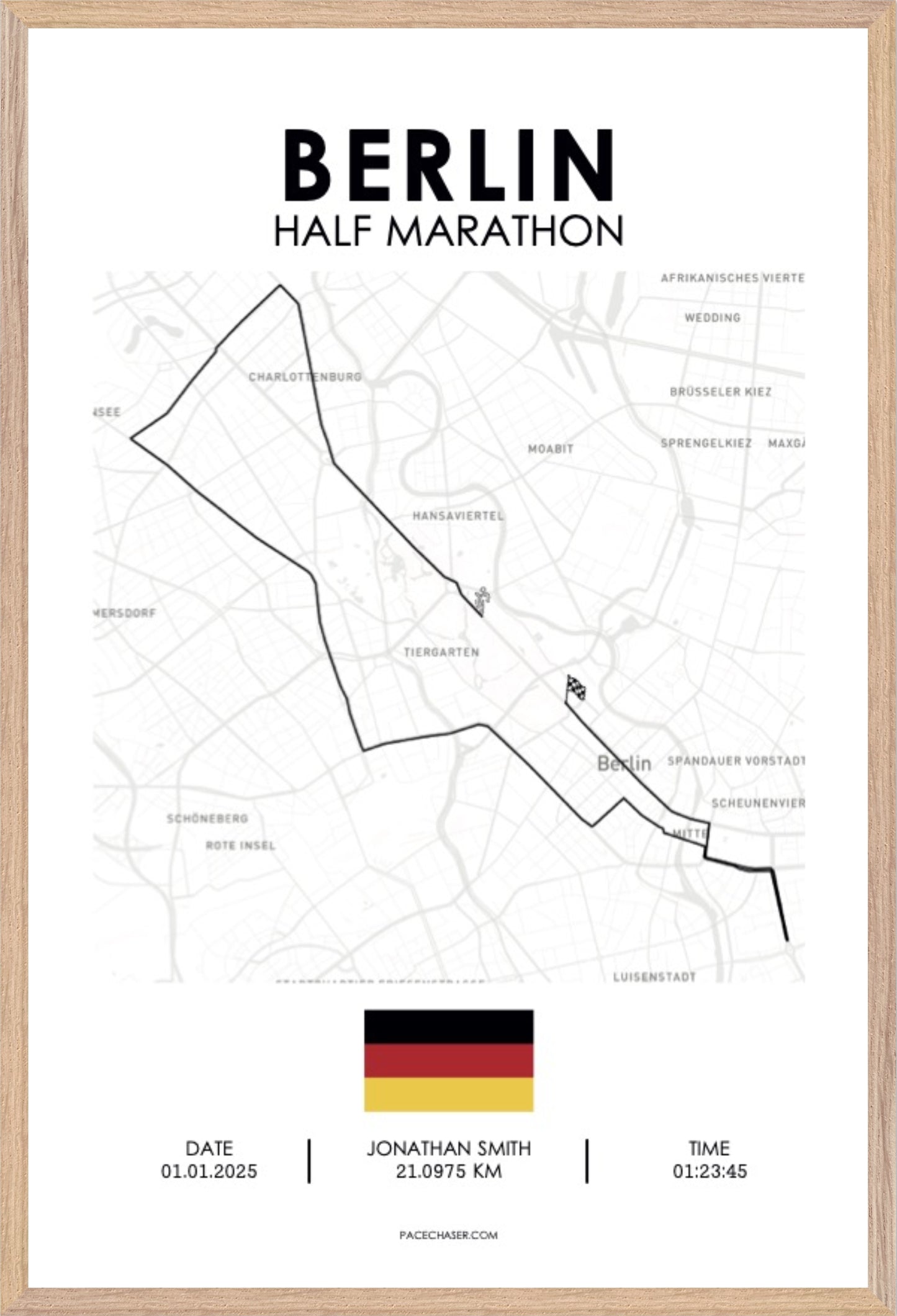 Superhalfs Half Marathon Berlin Poster
