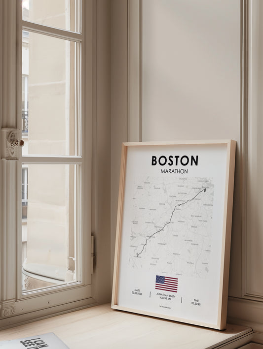 Marathon Majors Boston Poster