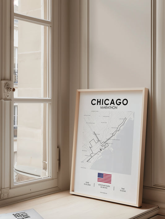 Marathon Majors Chicago Poster