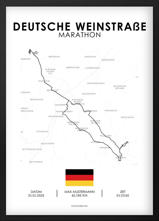 Marathon Deutsche Weinstraße Plakat