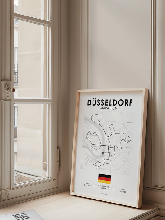 Marathon Düsseldorf Poster