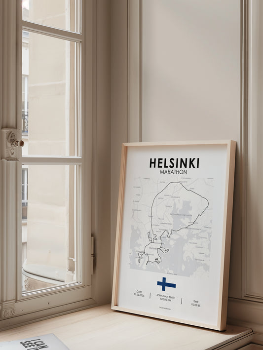 Marathon Helsinki Poster
