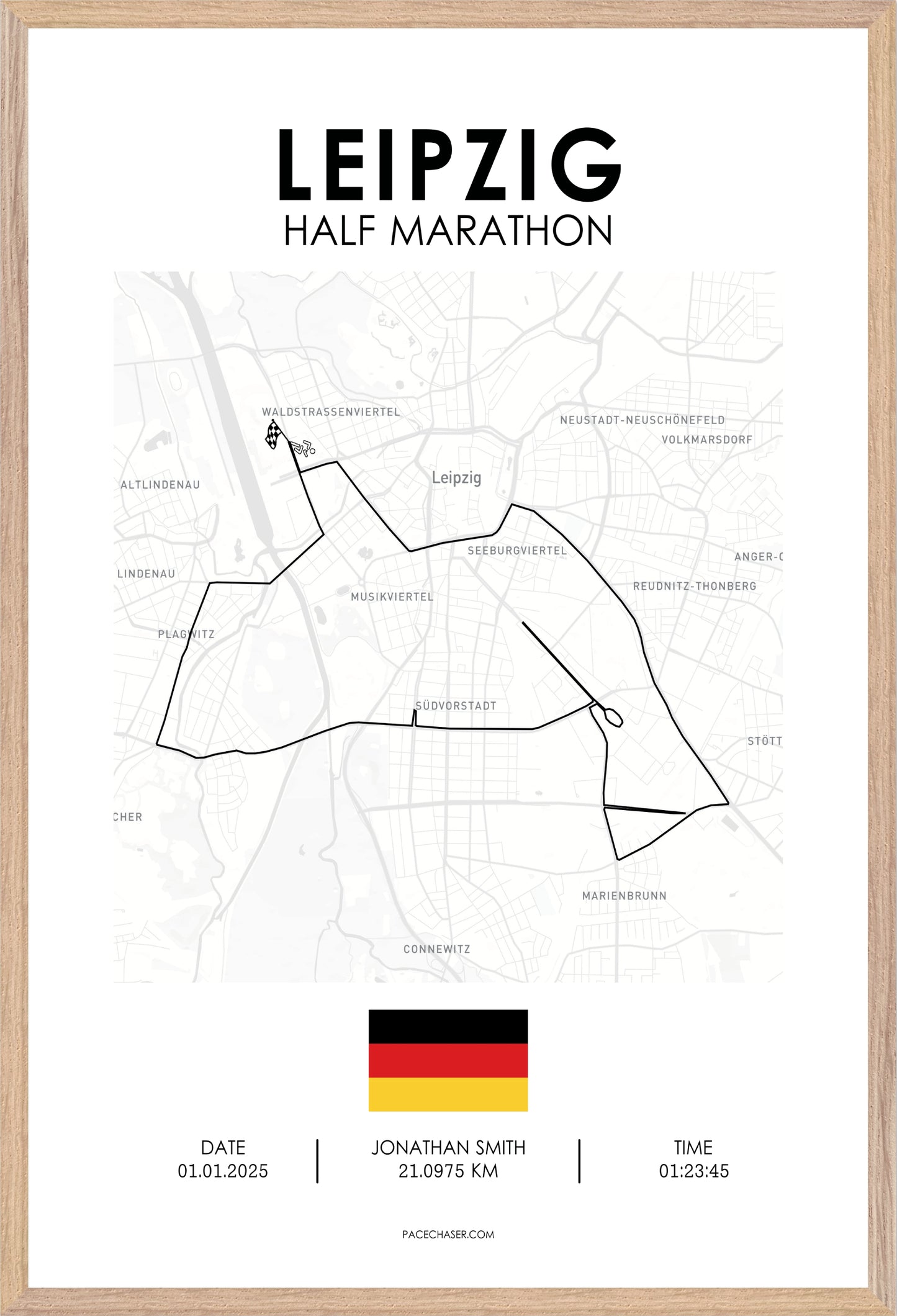 Leipzig Half Marathon Poster