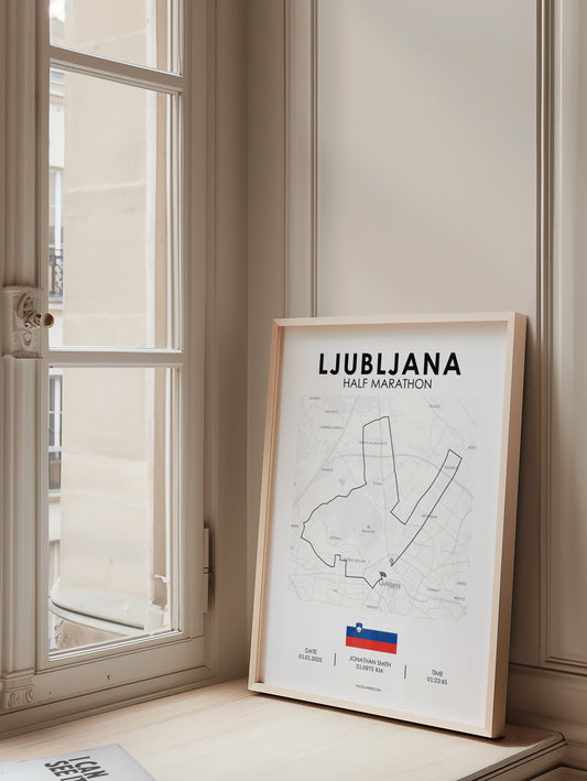 Halbmarathon Ljubljana Poster