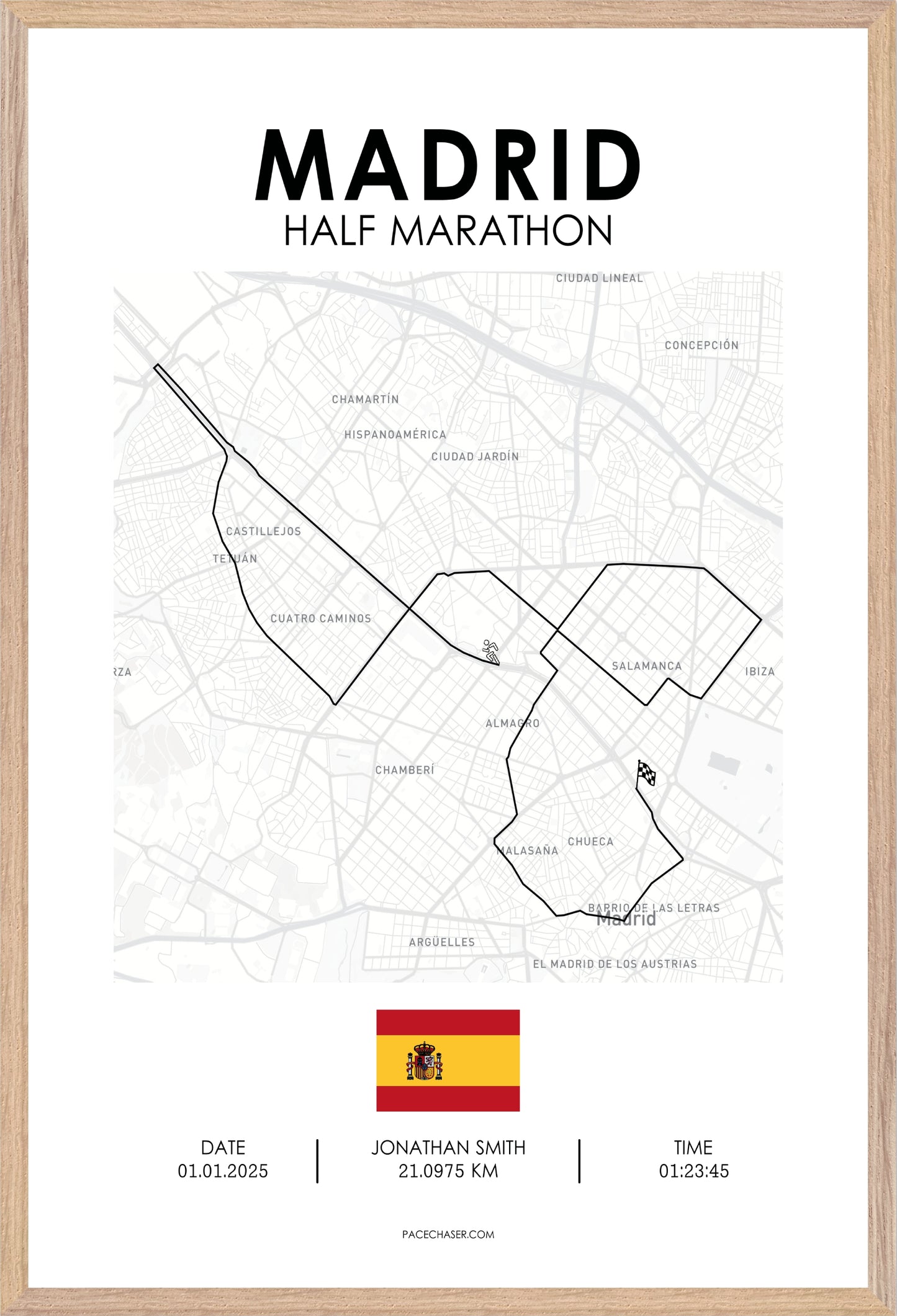 Madrid Half Marathon Poster