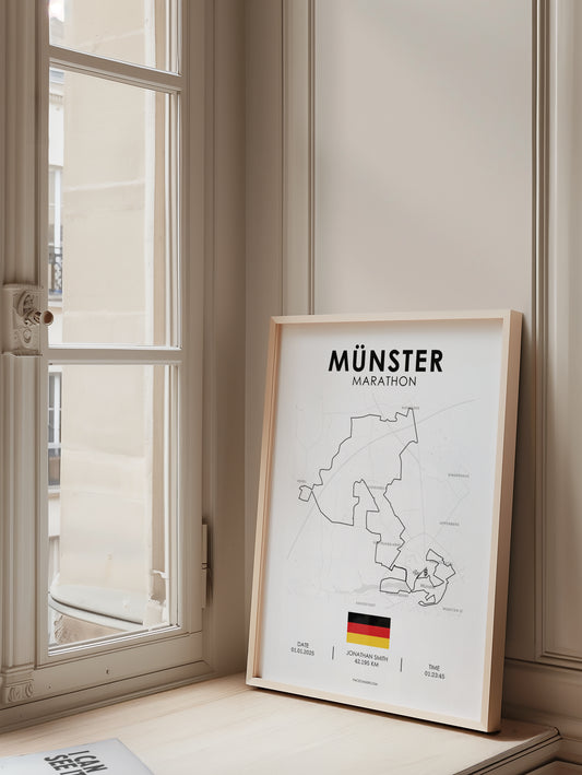 Marathon Münster Poster (2025)