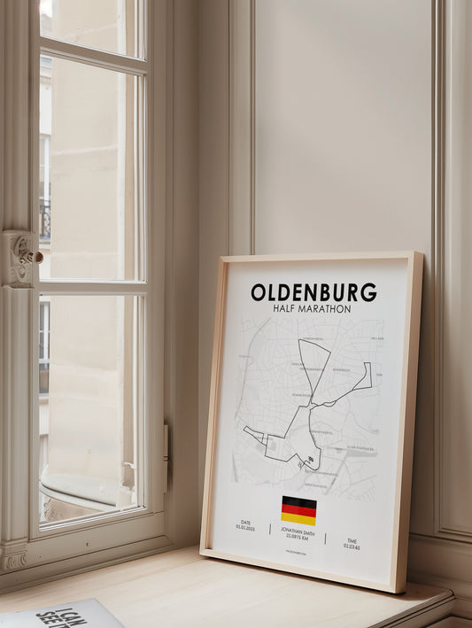 Halbmarathon Oldenburg Poster (2025)
