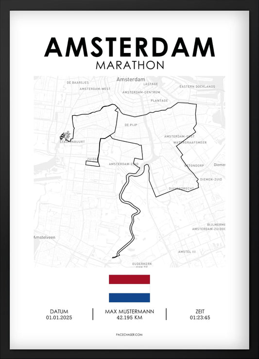 Marathon Amsterdam Poster (2025)