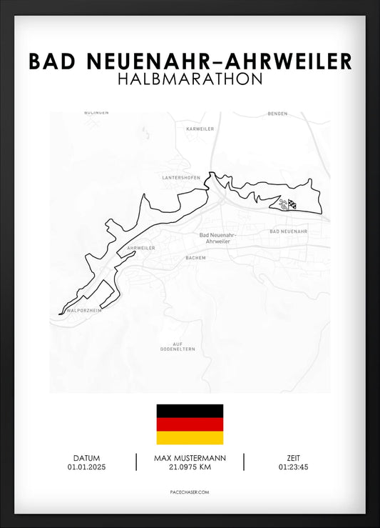 Halvmaraton Bad Neuenahr-Ahrweiler Plakat