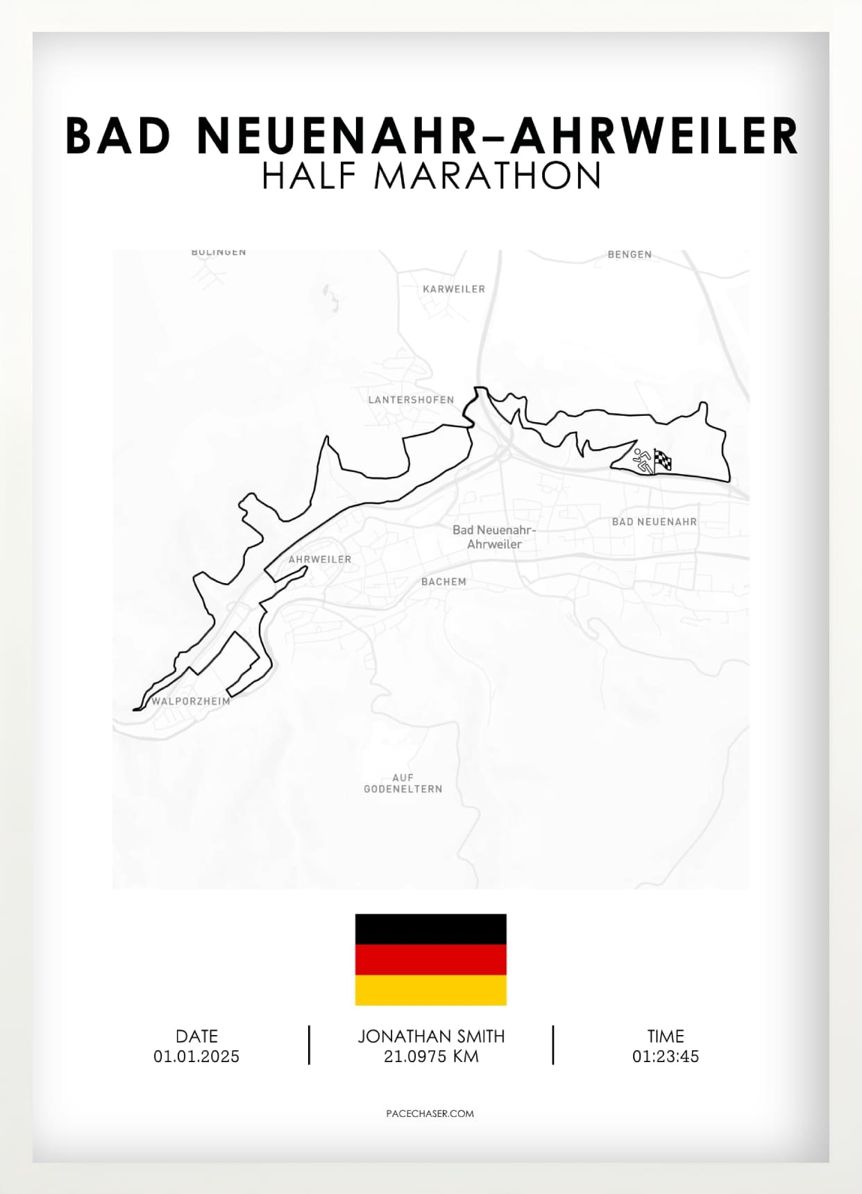 Halbmarathon Bad Neuenahr-Ahrweiler Poster