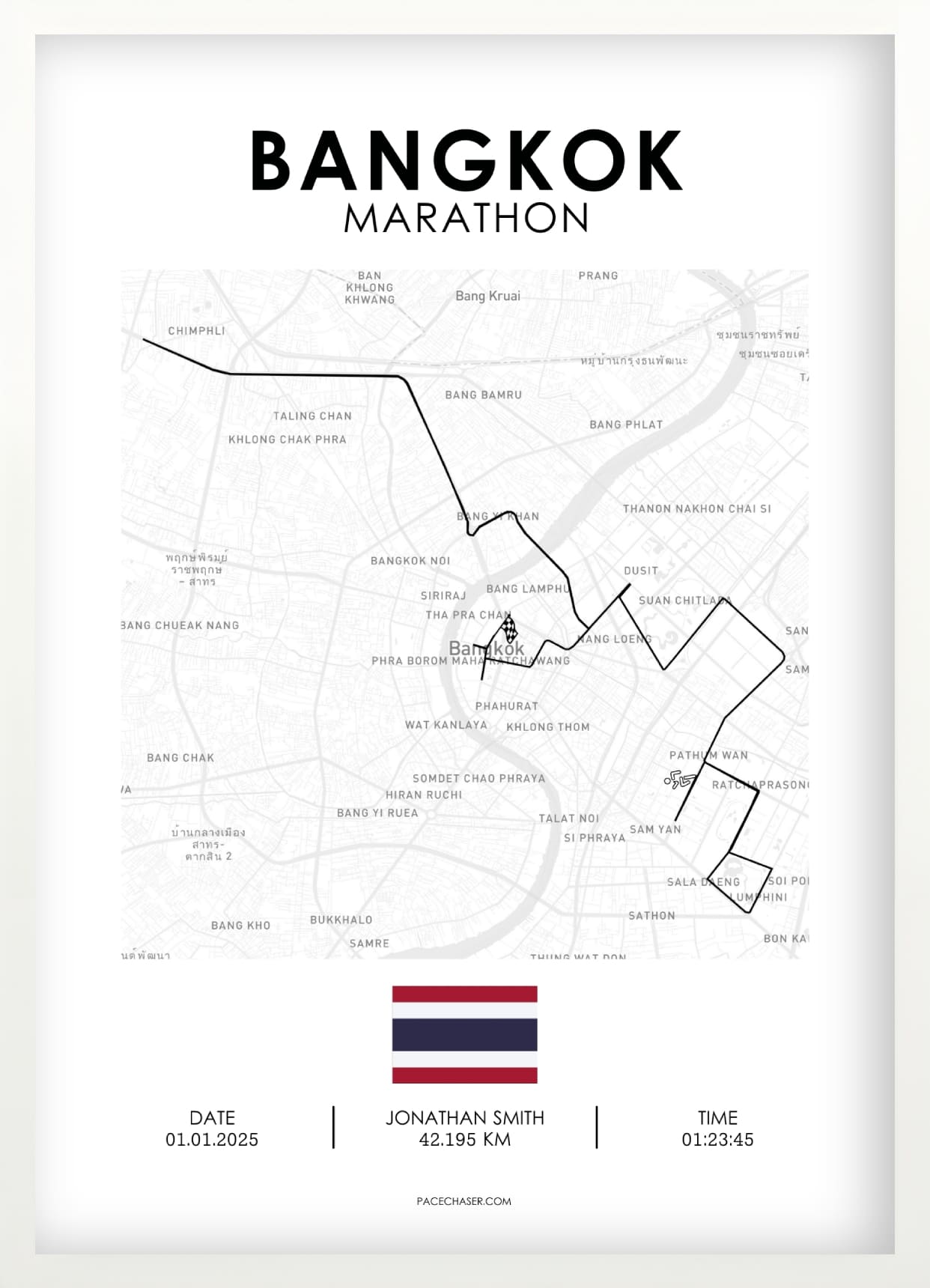 Marathon Bangkok Poster (ab 2024)