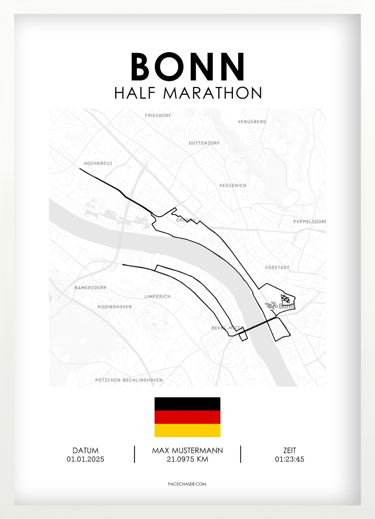 Halbmarathon Bonn Poster