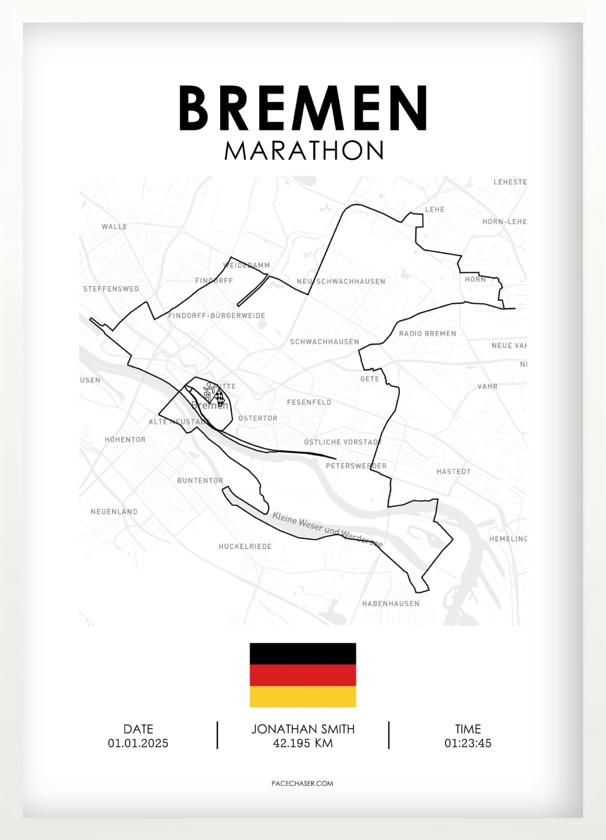 Marathon Bremen Poster - ab 2024