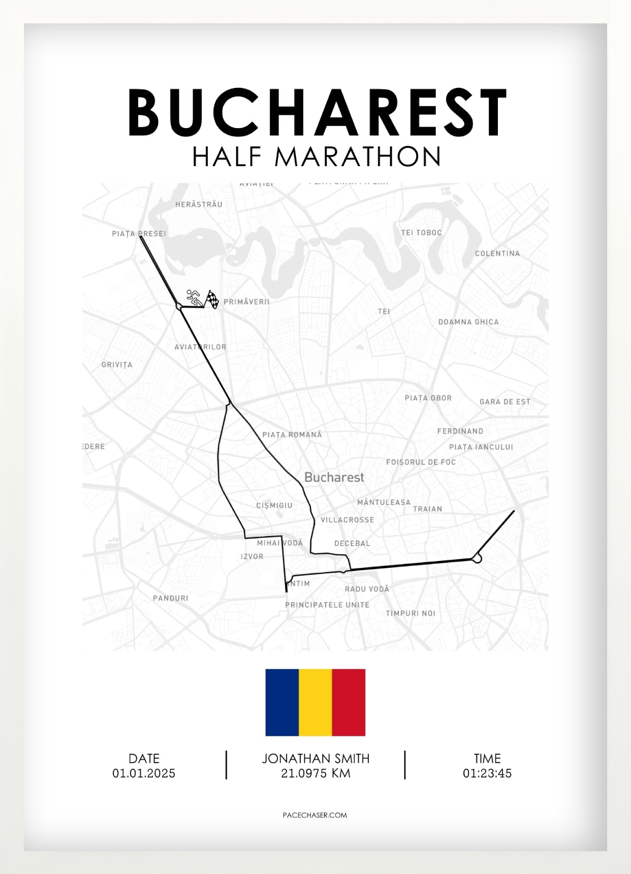 Bucharest Half Marathon Poster