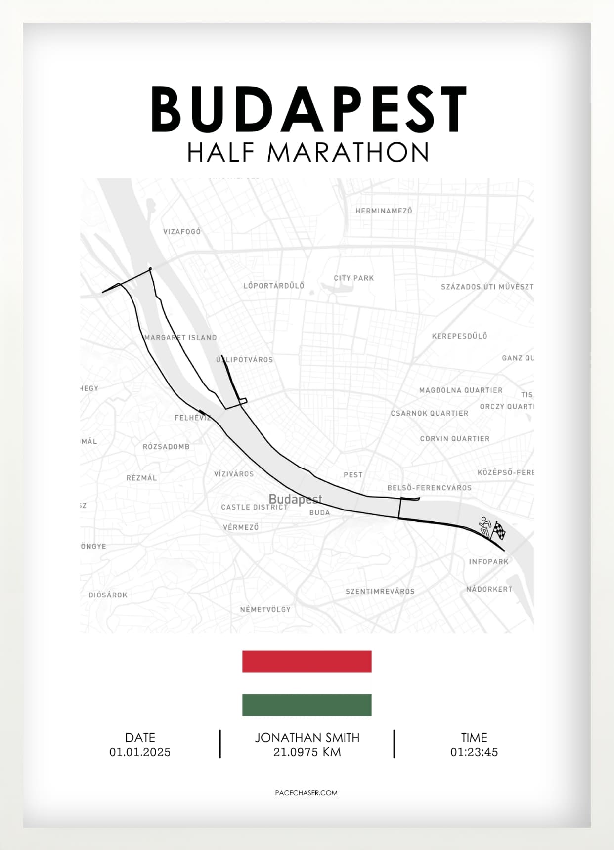 Halbmarathon Budapest Poster