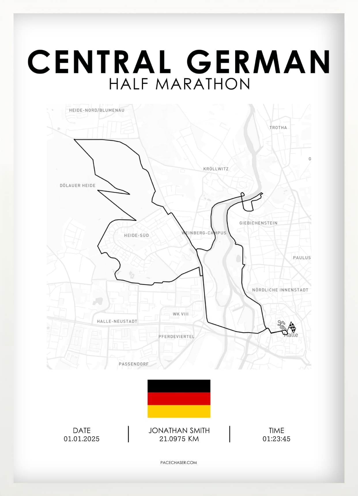 Mitteldeutscher Halbmarathon Poster