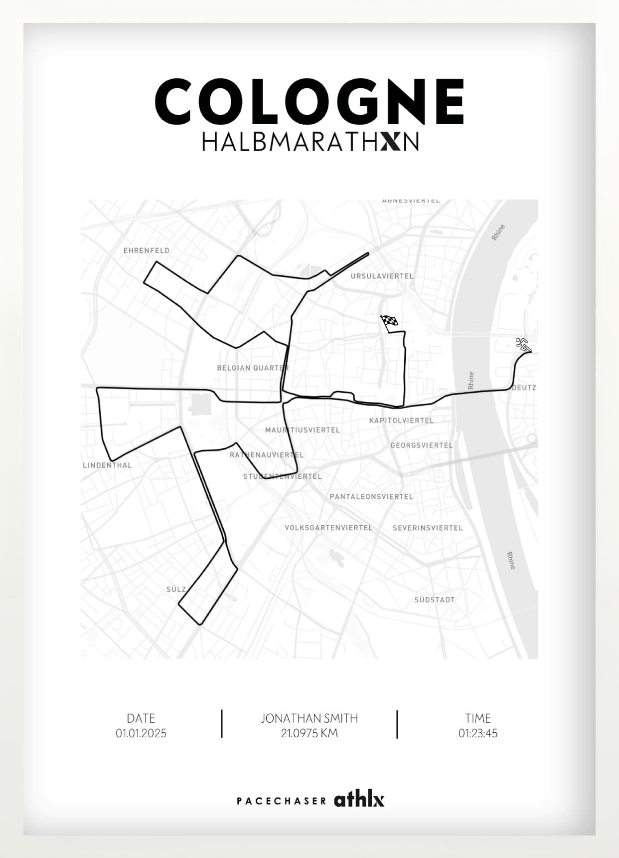 Marathon Köln Athlx Edition Poster