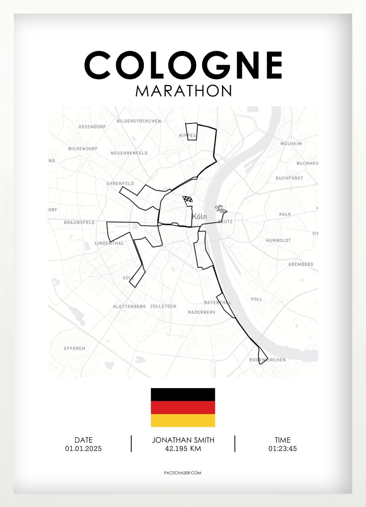 Marathon Köln Poster