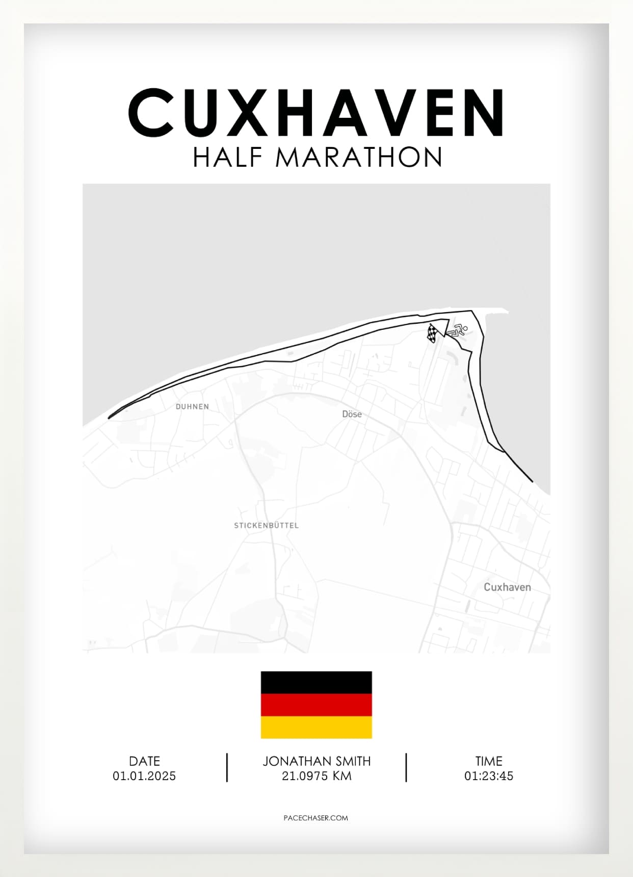 Cuxhaven Half Marathon Poster