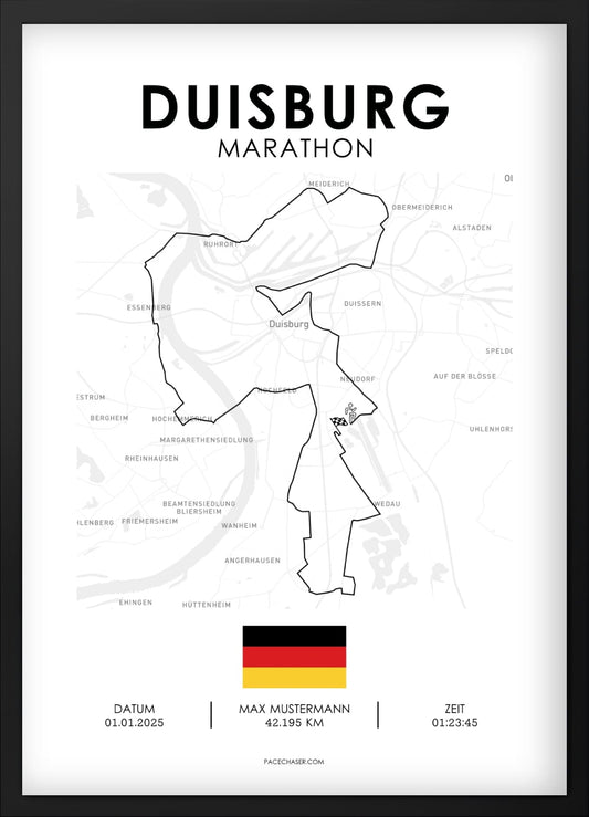 Duisburg Marathon Poster