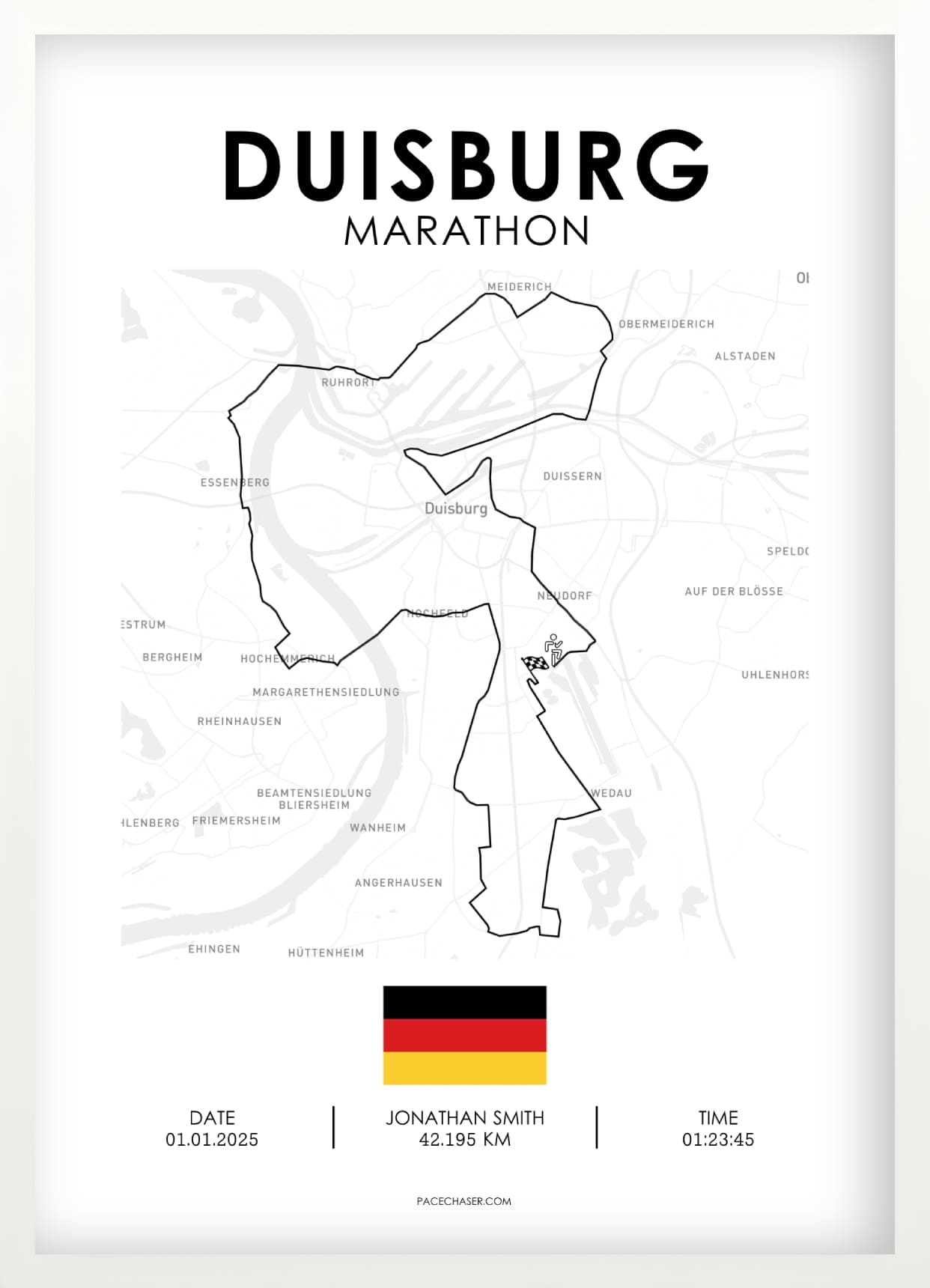 Marathon Duisburg Poster