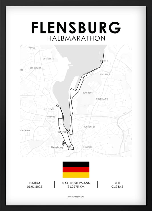 Half Marathon Flensburg Poster