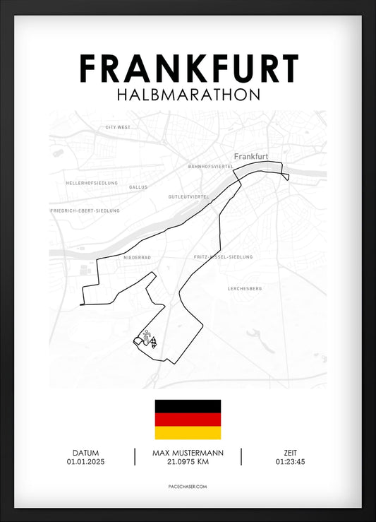 Halbmarathon Frankfurt Poster