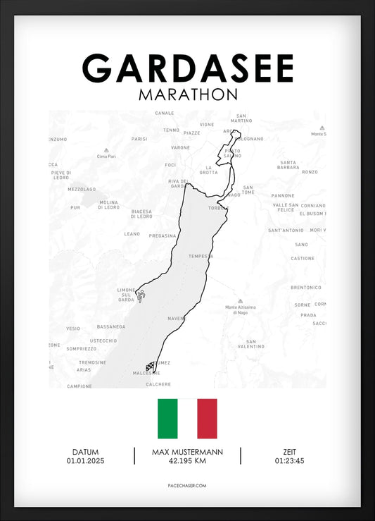 Marathon Gardasøen plakat