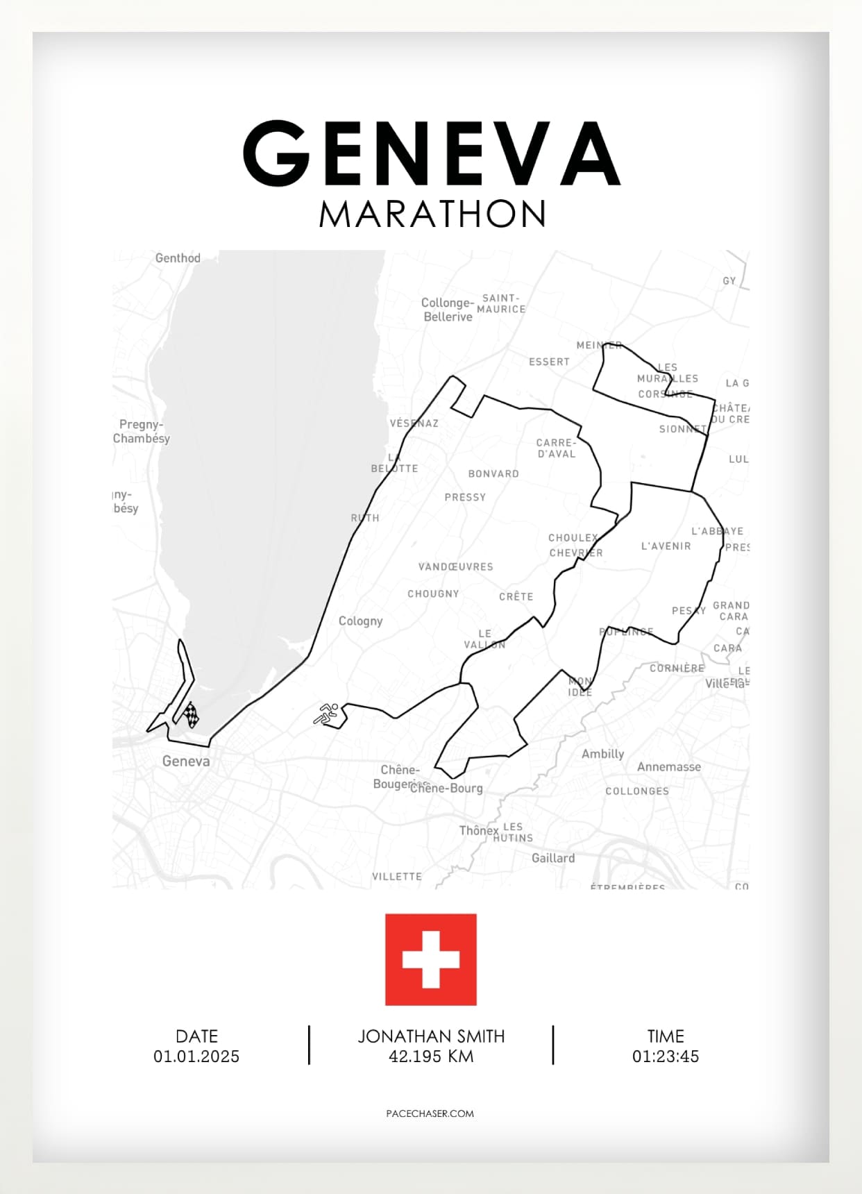 Geneva Half Marathon Poster