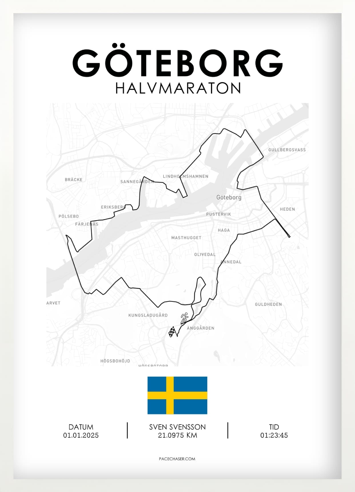 Göteborg Half Marathon Poster