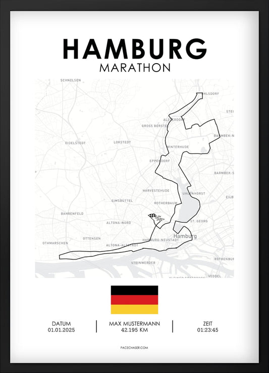 Marathon Hamburg Poster