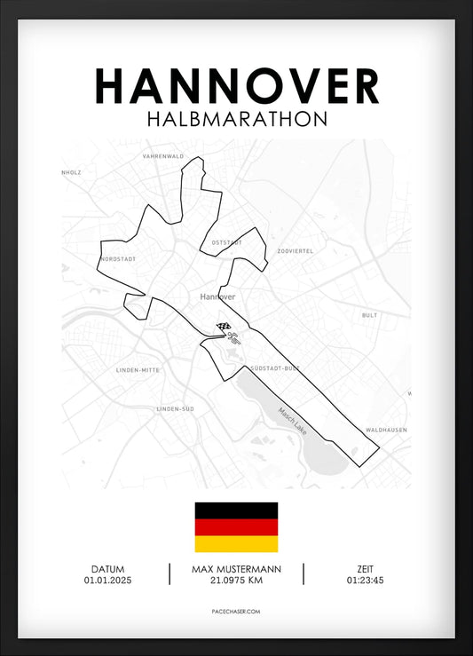 Halbmarathon Hannover Poster (2024)