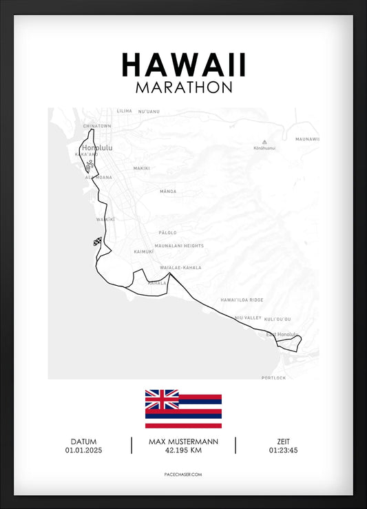 Marathon Hawaii Poster (ab 2023)