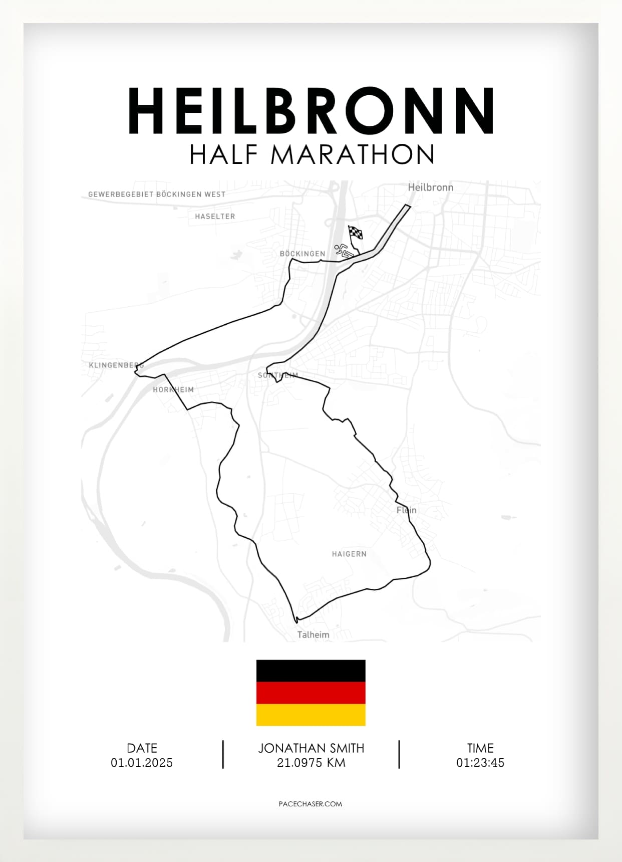 Halbmarathon Heilbronn Poster