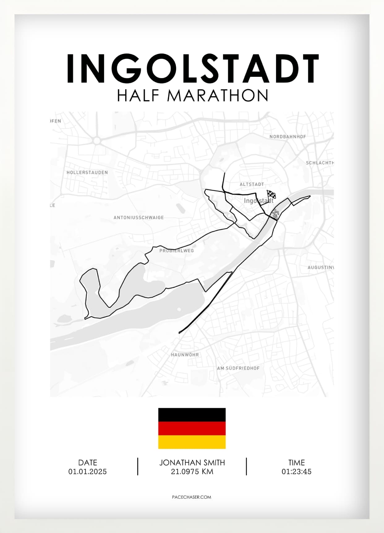 Halbmarathon Ingolstadt Poster