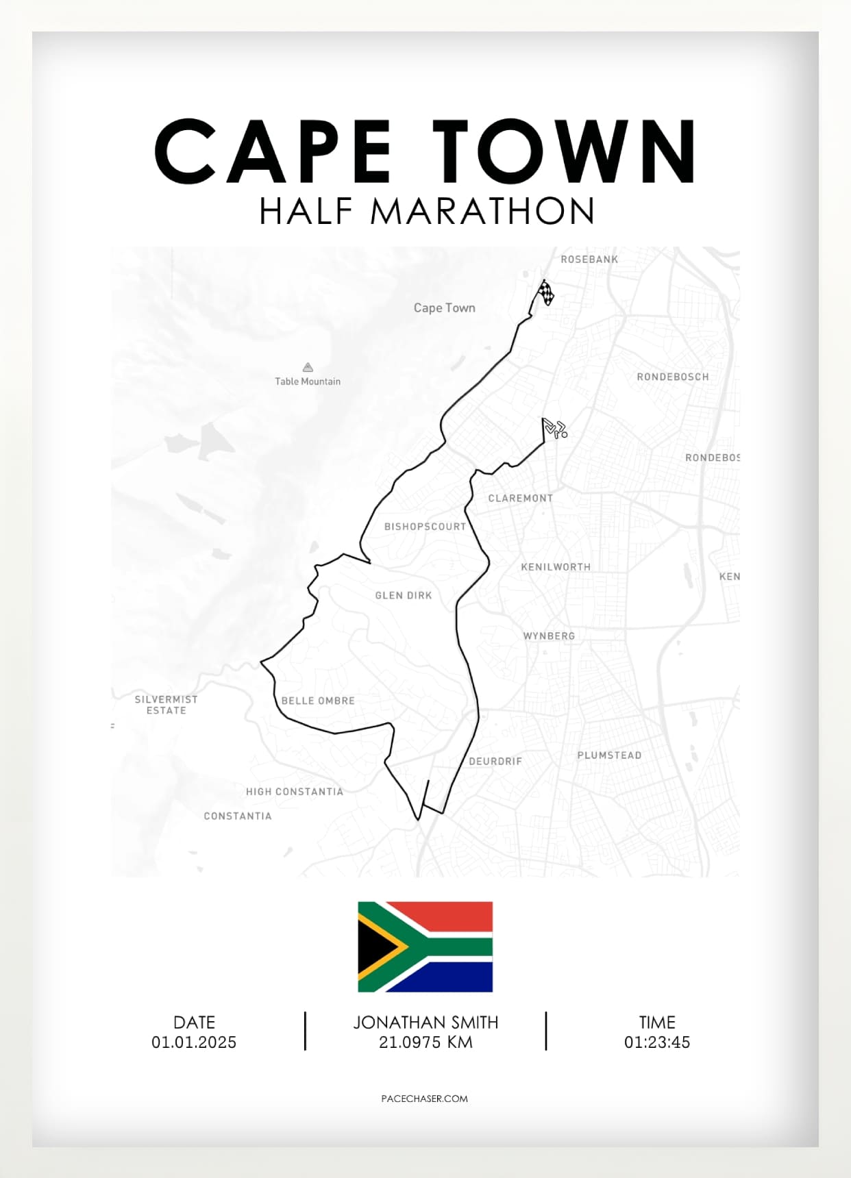Cape Town Half Marathon Poster