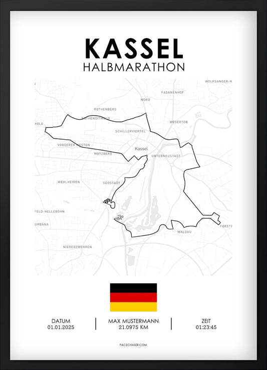 Kassel Laufposter (Marathon / Halbmarathon)