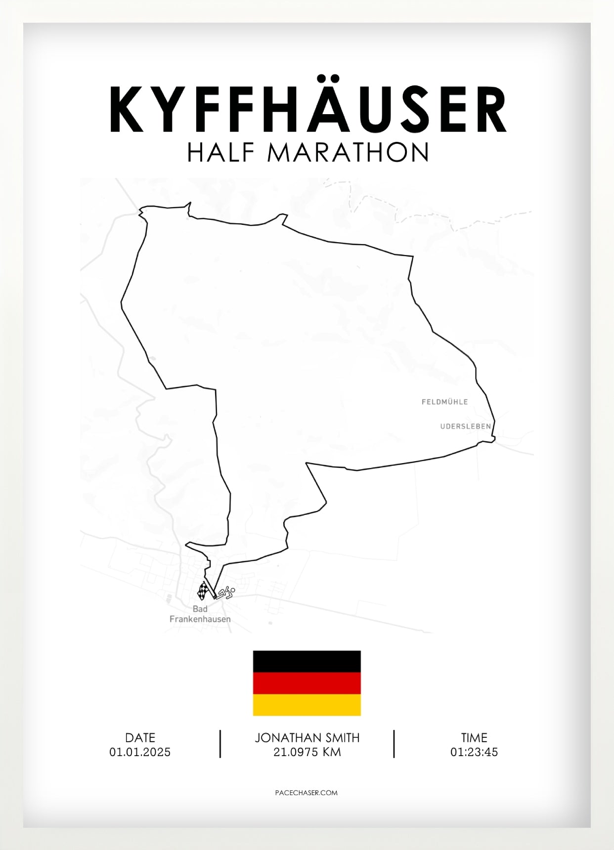 Kyffhäuser Half Marathon Poster 2025 (Kyffhäuser Mountain Run)