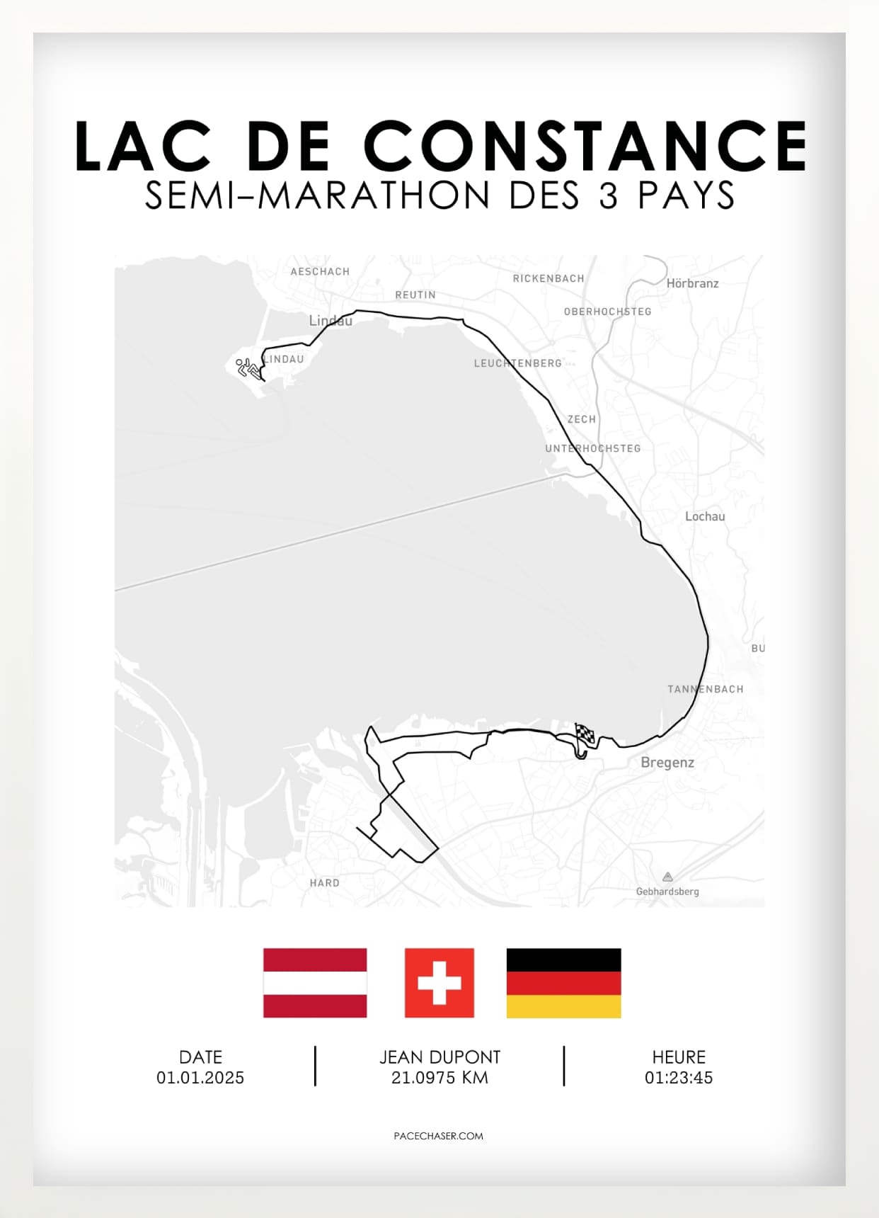 Halbmarathon Bodensee Poster (ab 2024)
