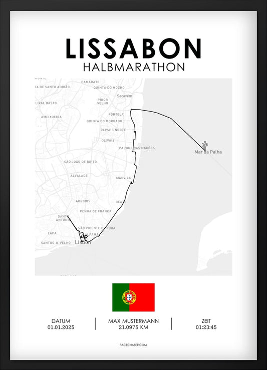 Halbmarathon Lissabon Poster (EDP)