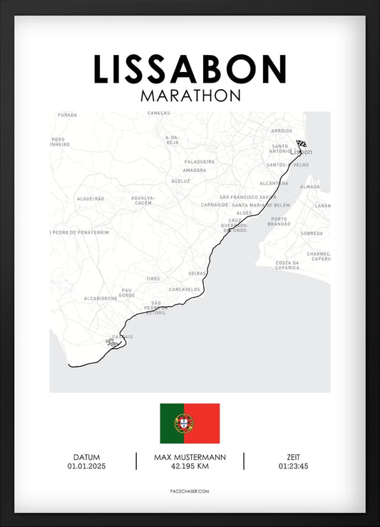 Marathon Lissabon Poster