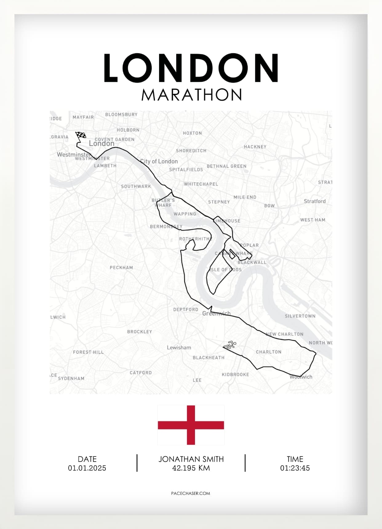 London Marathon Poster