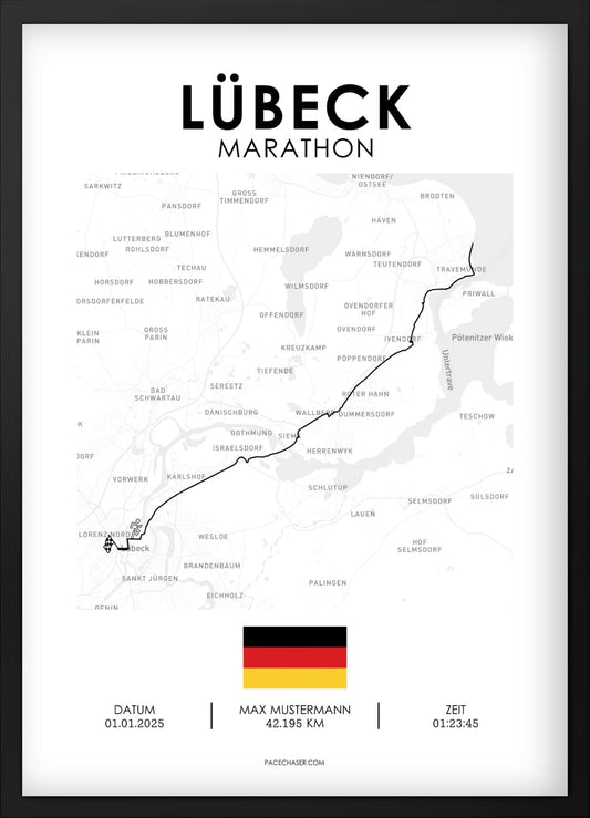 Marathon Lübeck Poster
