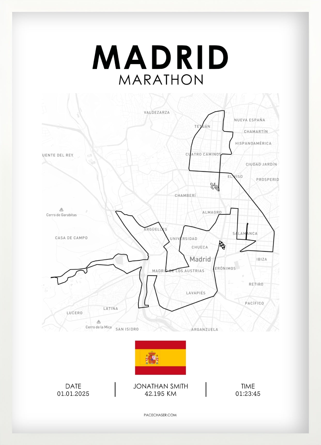 Madrid Half Marathon Poster