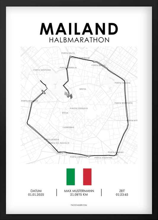Halbmarathon Mailand Poster (Stramilano)