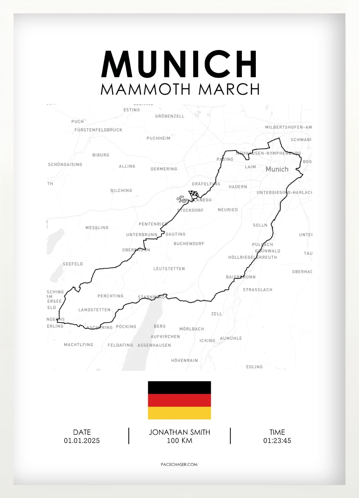 Mammutmasch München Poster (100 KM)