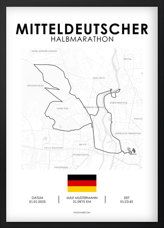 Mitteldeutscher Halbmarathon Poster