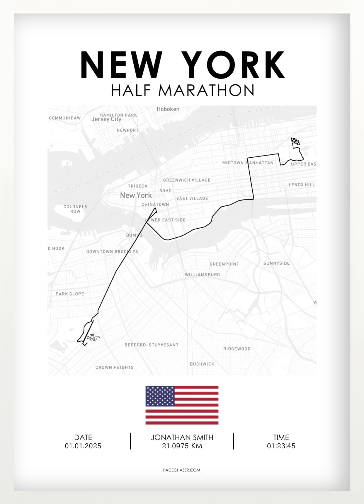 New York Half Marathon Poster
